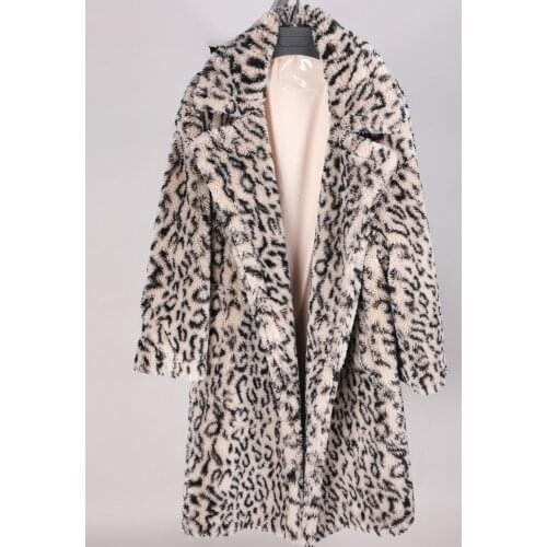 2020 fashion new products Winter long womens clothing Natural wool sheepskin Teddy bear coat Warm loose clothes