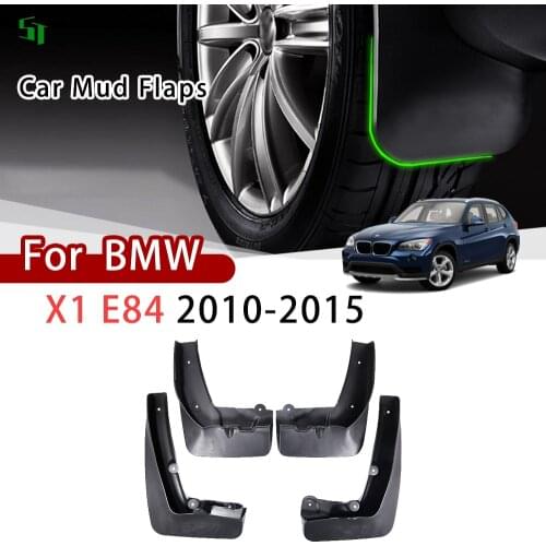4 PCS Car Mud Flaps For BMW X1 E84 2010 2011 2012 2013 2014 2015 Mudflap Car Mudguard Fender Flap Mudguards Accessories