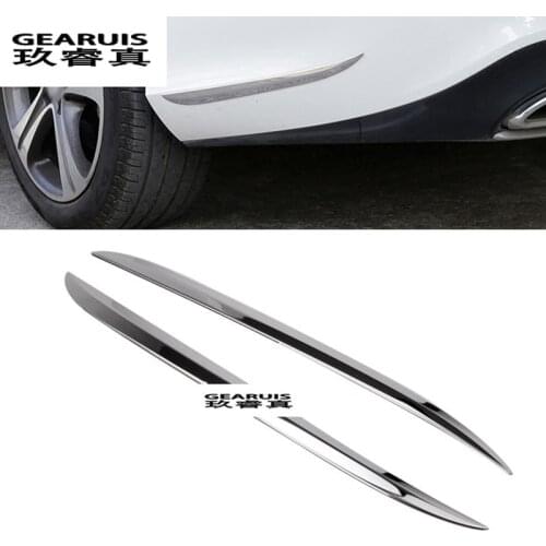 Car styling Rear Side Mirror body stainless steel Sticker Cover Trim For Mercedes Benz New E class W213 2016-2017 Accessories