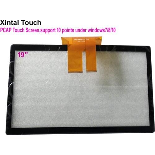 Free driver 19" capacitive touch screen multi PCAP touch screen panel overaly kit with usb interface