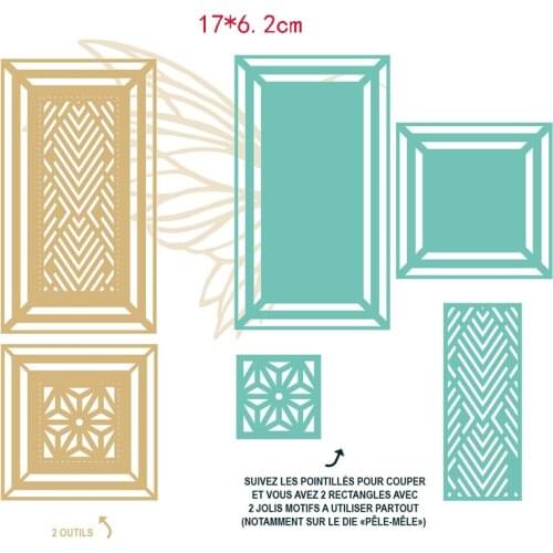 CH 2021 New Arrival Window Metal Cutting Dies Stencil For Scrapbooking Photo Album Decoration Embossing Paper Card Craft