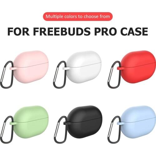 For Huawei Freebuds Pro Case Candy Color Soft Silicone Protective Case For Freebuds Pro Case Solid PC Bluetooth Earphone Covers