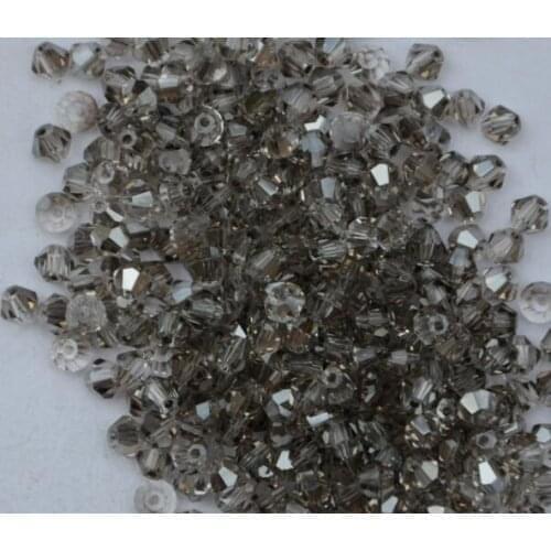 Black diamond 8mm 144pcs/Lot Chinese Top Quality Crystal Bicone Beads Free Shipping