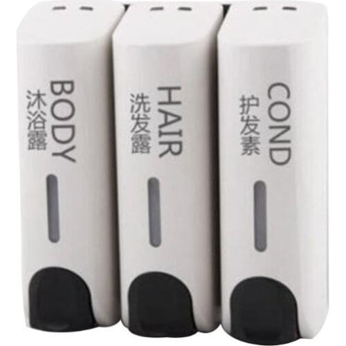 Bathroom Single/Double/Triple Soap Dispenser Wall-mount Liquid Soap Container