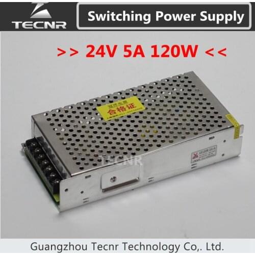 GUANYANG 24V 120W 5A switching power supply for cnc router GY120W-24-A