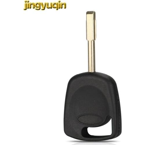 Jingyuqin Remote Car Key Shell Transponder For Ford Focus Mondeo KA Jaguar XJ8 Transit Connect Uncut Blank Blade No Chip