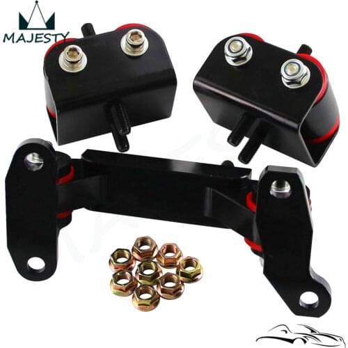 Engine Transmission Motor Mount Kit Fits For Subaru 04-12 WRX/STI 04-13 Forester
