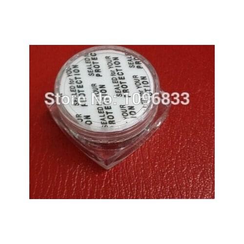 5G Square Jar with Sealing Film Clear Transparent Lid, 5ML Empty Plastic Square Jar, Cosmetic Packaging Box, 100 Pieces/Lot