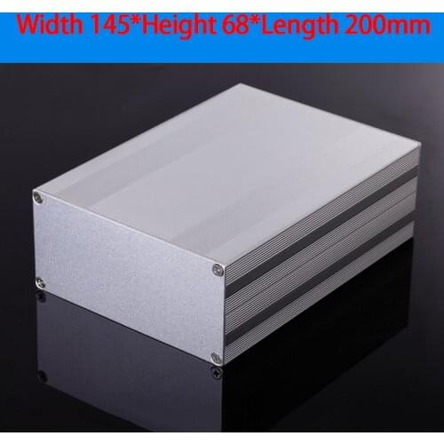 KYYSLB 145*68*300mm Split Aluminum Profile Power Amplifier Chassis Instrument Housing Box PCB Circuit Board Case Shell