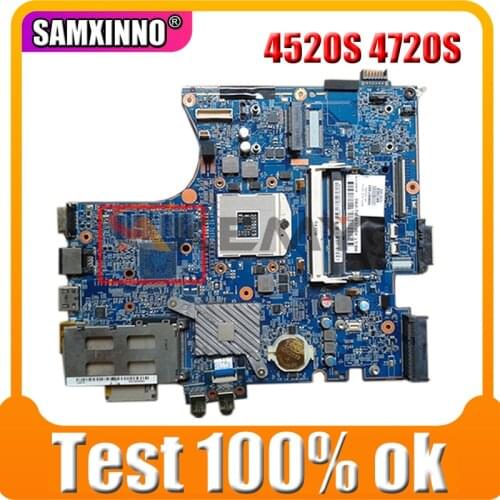 AKemy Laptop motherboard For HP Probook 4520S 4720S HM57 Mainboard 598667-001 598667-501 H9265-1 48.4GK06.041