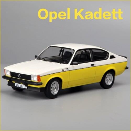 Diecast 1/18 Scale 1977 Opel Kadett GTE Simulation Alloy Car Model Special Adult Collection Static Display Boys Gift