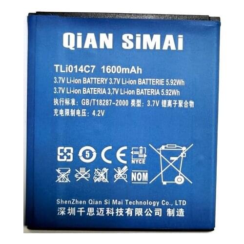 QiAN SiMAi New TLi014C7 TLi017C1 TLi020F1 Battery Replacement For Alcatel One Touch Pixi First 4024D 5017D Pop 2 5042d C7