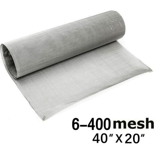 Mesh 6 to 400 304 Stainless Steel Mesh Filter Net Metal Front Repair Fix Mesh Filtration Woven Wire Screening Sheet Screening
