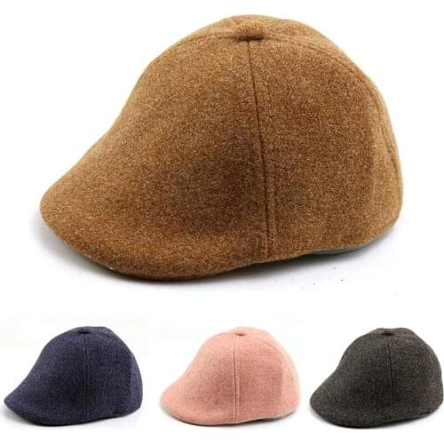 Winter Baby Beret Hat Solid Color Cap Classic Baby Boy Hat Accessories Beret Hats for Babies Toddler Kids Boys Baseball Caps