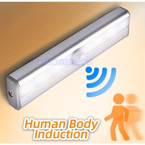2021 LED Lamp Motion Sensor Night Lights for Home bedroom Childrens Night Light Wardrobe Wall Lamps Toilet Lighting PP100