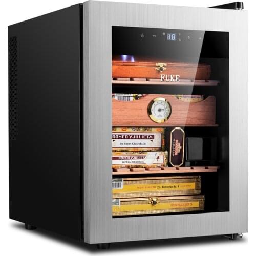 Hot Sale FK-90C Cigar Humidor Cigar Humidification Box Of Thermostatic Storage&Humidity Constant Electric 33L Moisturizer Cigar