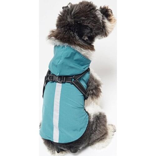Waterproof Pet Raincoat Puppy Teddy Large Dog Rain Out Clothes Transparent Raining Coat Breathable Lightweight Dog Rain Poncho