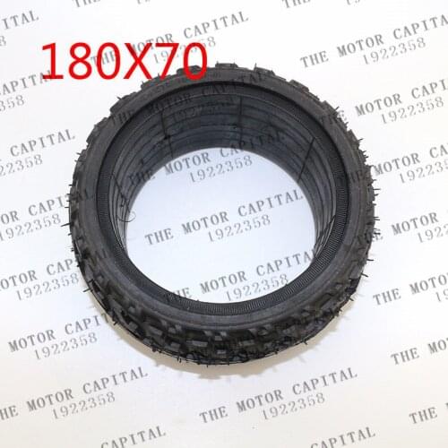 High performance 180x70 Solid tire without inner tube tyres fits electric scooter car non inflatable solid tire