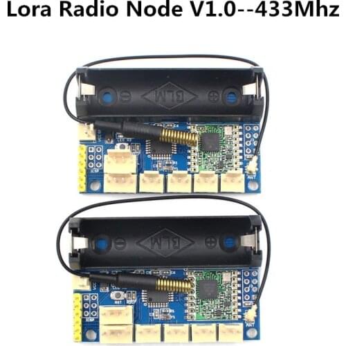 2pcs Lora Radio Node V1.0 SX1278 Rola RFM98 433Mhz Radio Module ATmega328P Wireless DIY Kit for Arduino with SPI Interface