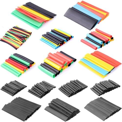 291pcs/set DIY Heat Shrink Tube Polyolefin Shrinking Assorted Wire Cable Insulated Sleeving heat shrink tubing Set