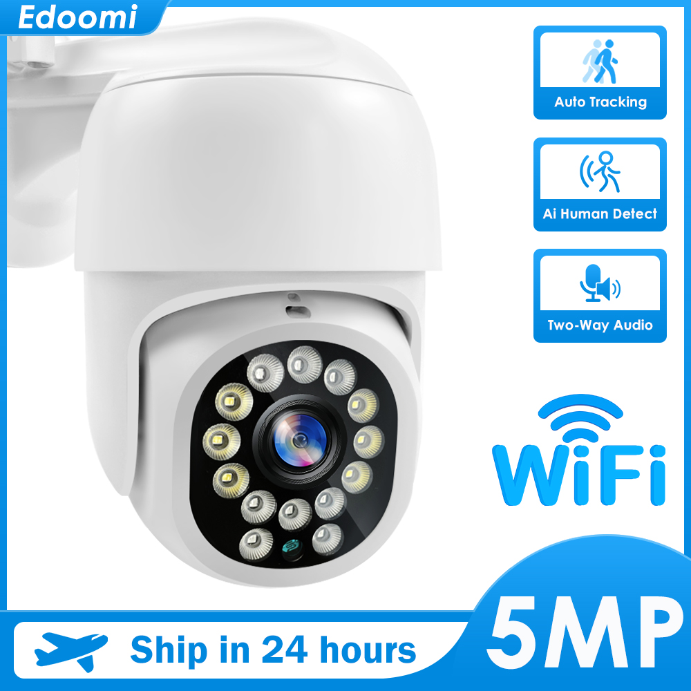 5MP Yoosee IP Camera WiFi 1080P HD Wireless PTZ CCTV Security Outdoor Auto Tracking 4X Digital Zoom Mini Surveillance Camera