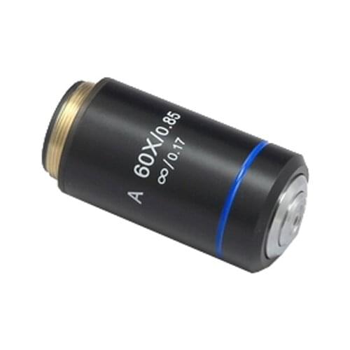 60X/0.85mm UIS Biological Microscope Infinite Achromatic Objective Lens Suitable For Olympus CX Microscope