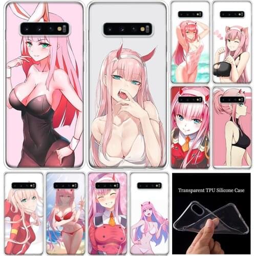 Zero Two Darling in the FranXX Anime Soft Silicone Phone Case For Samsung Galaxy S10 S20 Ultra Note 10 9 8 S9 S8 Plus Pro Lite S