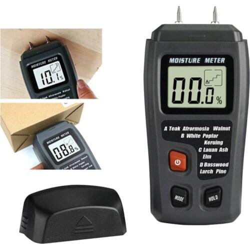 MT01 0-99.9% Digital Wood Moisture Meter Wood Humidity Tester Hygrometer Timber Damp Detector