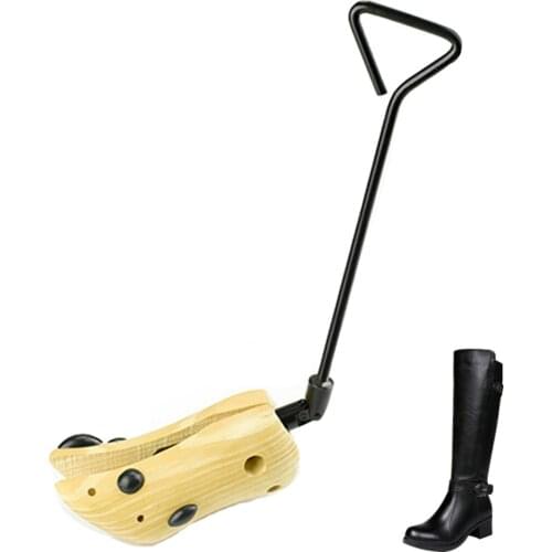 Wooden Support Bending Crack Anti Crease Universal Unisex Adjustable Length Boots Expander Keeper Shoe Stretcher High Heels