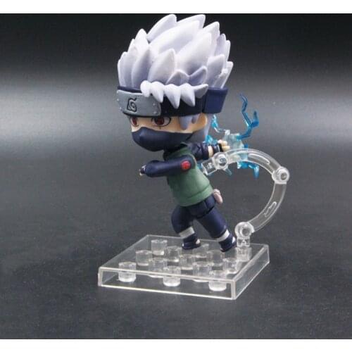 Action Figures Hatake Kakashi #724 Naruto Shippuden Cute Toys 10cm Model Lovely Collection Anime Figurine Uzumaki Naruto Figma