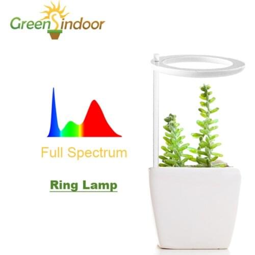 LED Grow Lights Full Spectrum Phyto Grow Lamp USB Phytolamp For Small Plants 5V Lamp Leds For Succulent Indoor Growth Ring Light