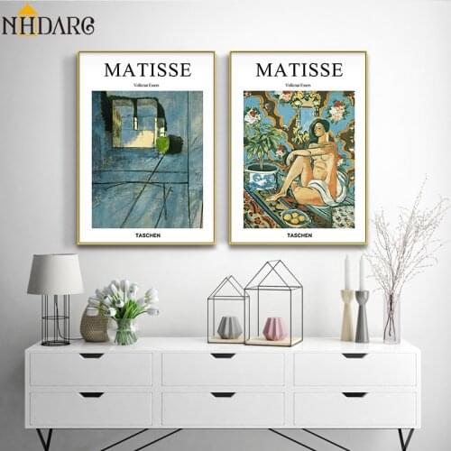 Henri Matisse Fashion Design Art Posters and Prints Canvas Painting Wall Pictures for Living Room Abstract Scenery Home Decor