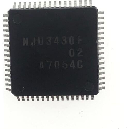 2PCS 5PCS NJU3430F QFP-64 NJU3430 QFP64 3430F 3430 LCD screen chip New and original