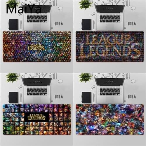 Maiya LOL League Of Legends Gamer Speed Mice Retail Small Rubber Mousepad Free Shipping Large Mouse Pad Keyboards Mat