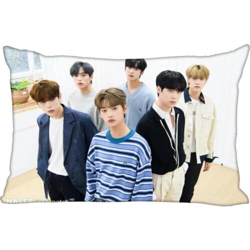 Custom Pillowcase Cover WEi Kpop Star Rectangle Zipper Pillow Cover Satin Fabric Pillowcase 40x60cm,50X75cm(Two sides) 0622
