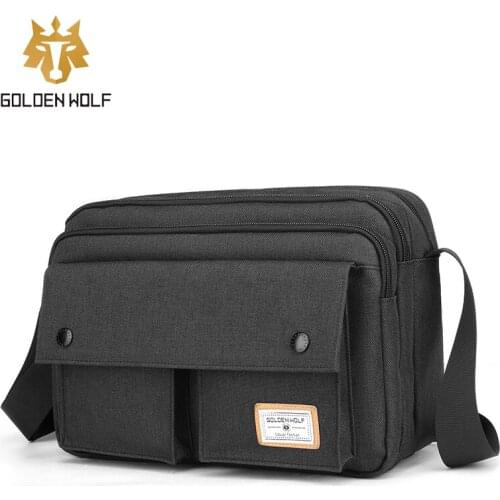 New Mens Satchel Outdoor Shoulder Bag Male Travel Office Bag Pocket Student Small Bags Cellphone Pouch Man Crossbody Sling Pack