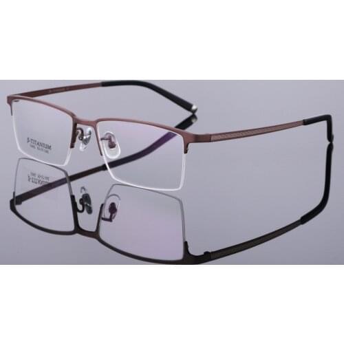 New Pure Titanium Frame Plate Spectacle Mens Myopia Business High-quality Prescription Prescription Optical Frames 062