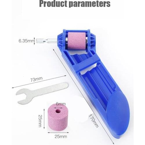 2-12.5mm Portable Drill Bit Sharpener Corundum Grinding Wheel for Grinder Tools for Drill Sharpener Power Tool