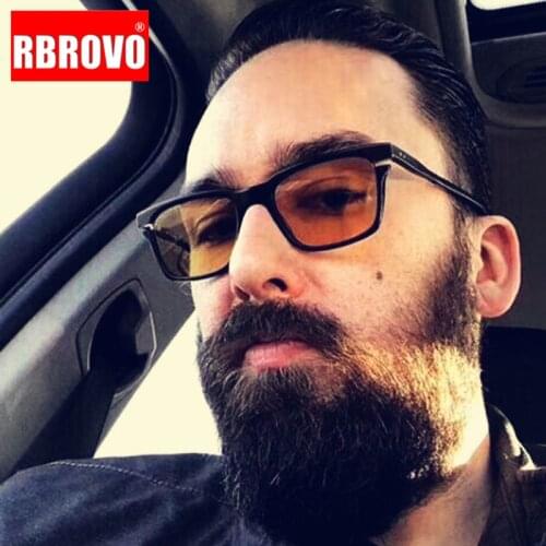 RBROVO Square Polarized Sunglasses Men 2021 Polarized Sunglasses Men/Women Vintage Glasses For Men Mirror Gafas De Sol Hombre