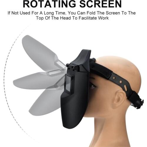 Welding Solar Helmet Adjustable Brightness Pitch Solar Welding Visor ElectricWelding Tool Accessories Welding Helmet Helmet Hood