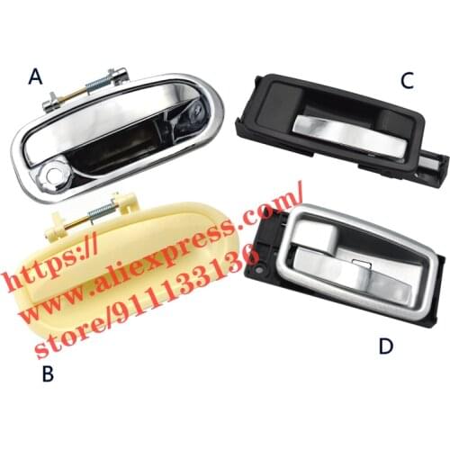 Interior /Exterior Door Handles For Geely CK Front Rear Left Right Inner/outer Door Handle knob Metal handle
