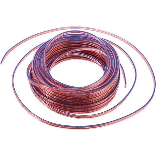 High Quality 20m 2x 0.75mm Multi-Strand Loud Speaker Cable/Wire for Home or Car Audio New