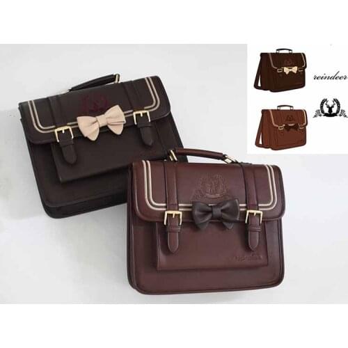 Japanese JK Uniform Embroidery Bag Student College Style Shoulder Bags Backpack Handbag 3WAY Bag