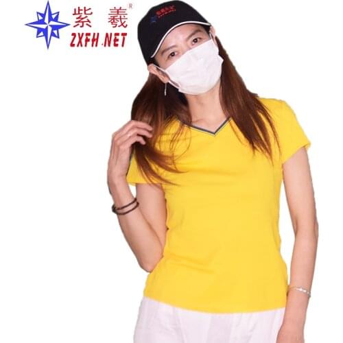 Hot sales Casual style t-shirts Custom cotton T -shirt with brand logo V-neck T-shirt