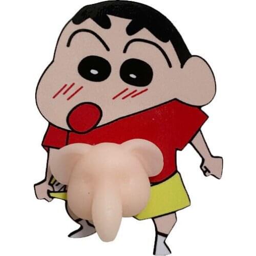 2pcs Car Crash Strip Stickers 3D Big Butt Anti-collision Silicone Sticker for Car Door Rearview Mirror Phone Decoration Gadgets