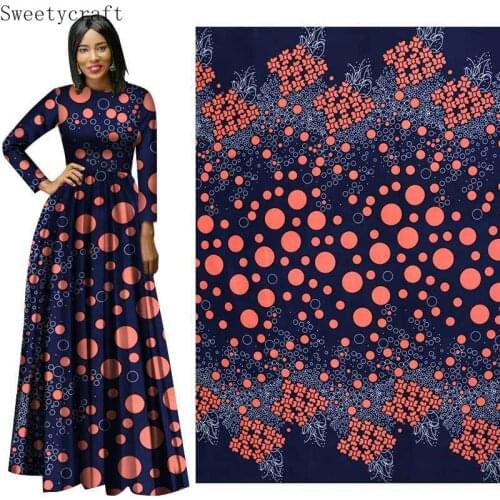 3 yards Royal African Ankara print batik fabric real wax cotton JAVA best quality Africa women sewing material for wedding dress