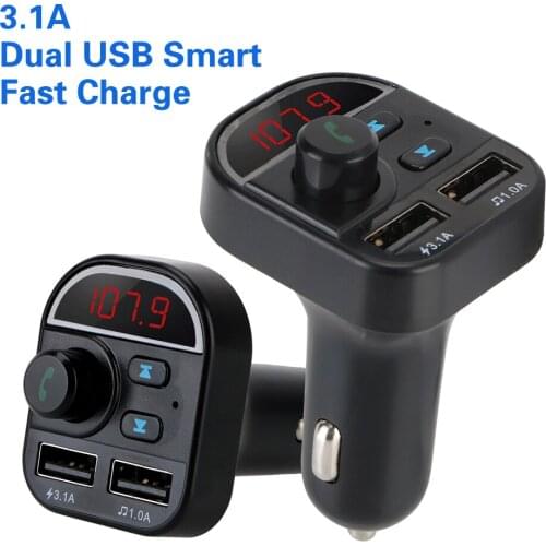 4 In 1 Bluetooth Car Accessories USB Chargers Button Control For Audio Radio DVD Player Truck Trailer Off Road 4x4 Caravan Auto