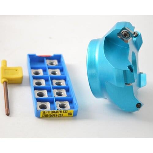 AL-KM12 80-22-4F Insert Indexable Face milling cutter end mill with SEHT1204AFFN-X83 H01