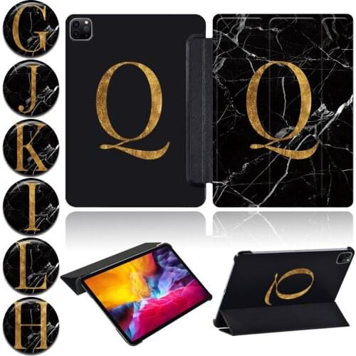 Tablet Case for IPad Pro 11" 2018/2020/2021 PU Leather Tri-fold Flip Cover for IPad Pro 9.7"/Pro 10.5 Inch Protective Case Funda