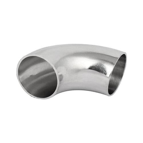 32mm Dia 304 Stainless Steel Sanitary Ferrule Elbow 90 Degree Pipe Fitting